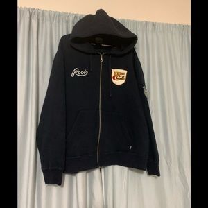 Roots athletic zip-up hoodie